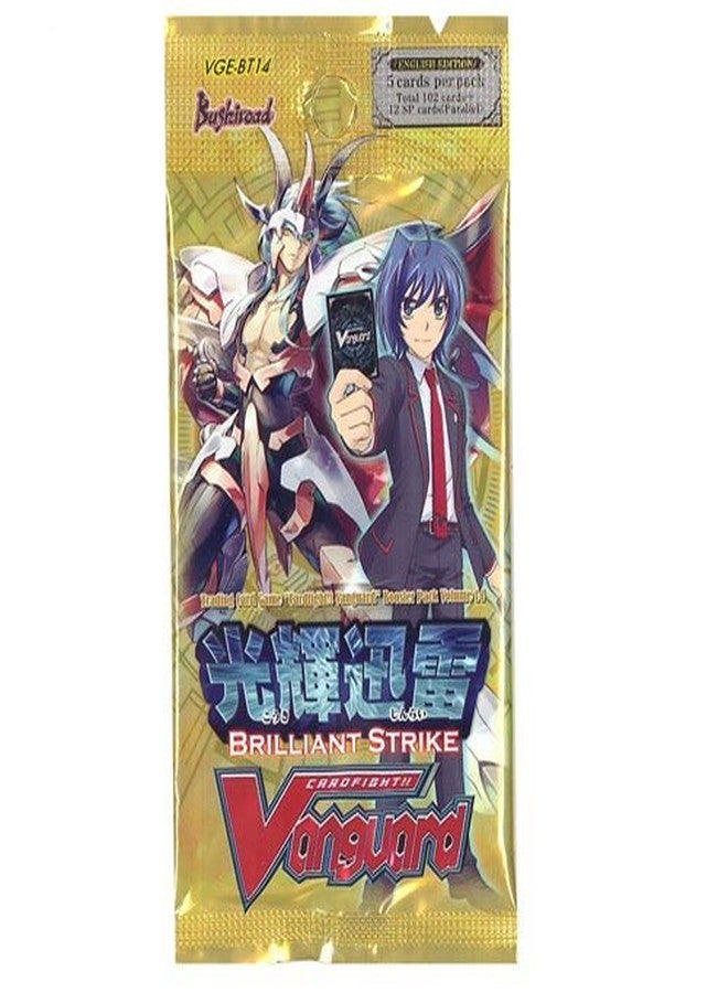 Cardfight Vanguard CFV Game TCG English VGE-BT14 Brilliant Strike Booster Pack x 1
