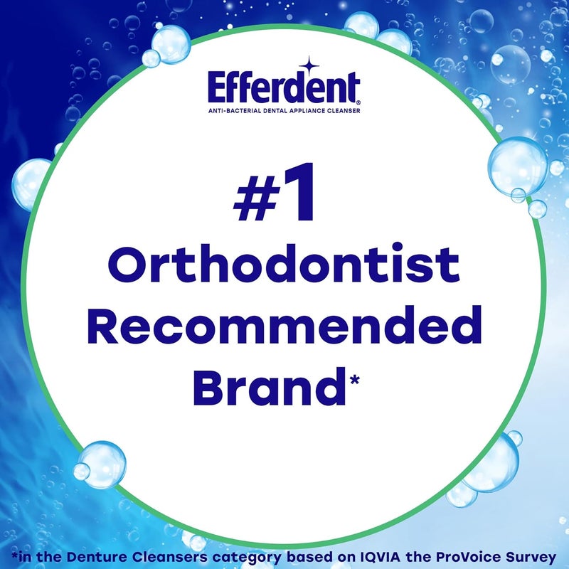 Efferdent Denture Cleanser Tablets, Fresh & Clean, 126 Tablets - Image 2