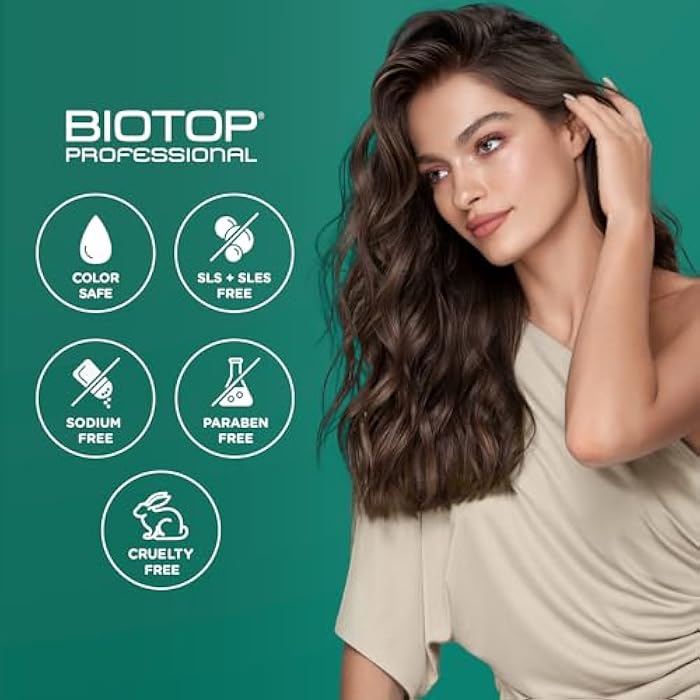 Biotop Professional 09 Clarifying Shampoo - Gentle Shampoo & Scalp Cleanser for Build Up - Formulated with Azelaic Acid to Calm the Scalp & Reduce Oil Production - Cruelty-Free Hair Care (8.45oz) - Image 4