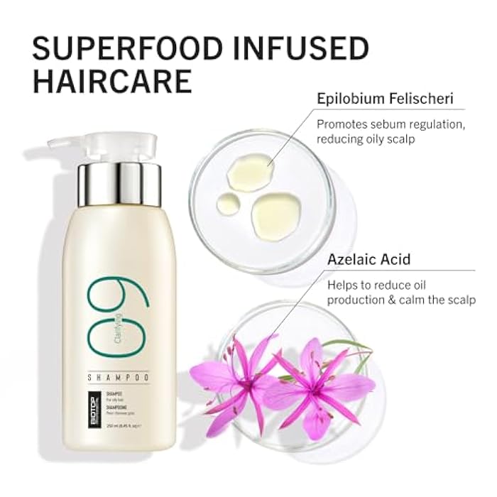 Biotop Professional 09 Clarifying Shampoo - Gentle Shampoo & Scalp Cleanser for Build Up - Formulated with Azelaic Acid to Calm the Scalp & Reduce Oil Production - Cruelty-Free Hair Care (8.45oz) - Image 2