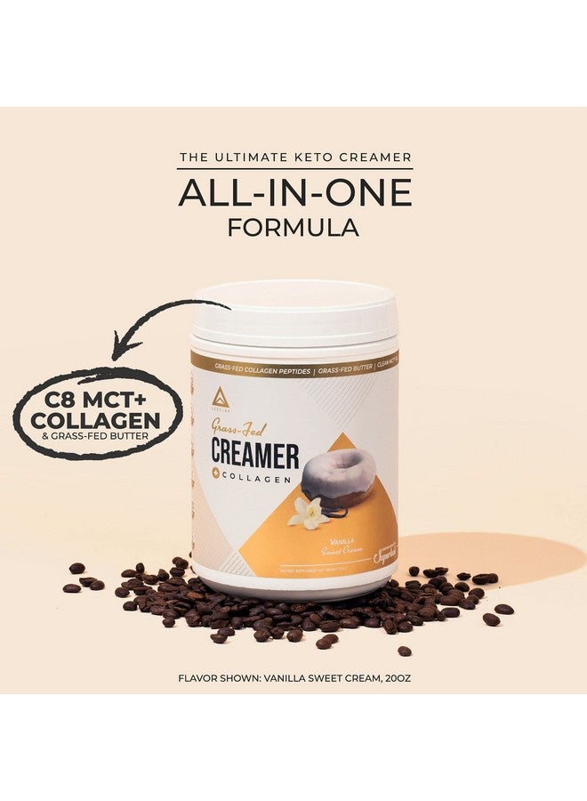 LevelUp ?????? ???? ???? ??????? By Levelup® With C8 Mct Collagen Protein Ketogenic Diet Coffee Creamer Ketosis Supplement Ketone Support (Vanilla Sweet Cream 19.5 Oz) - Image 5