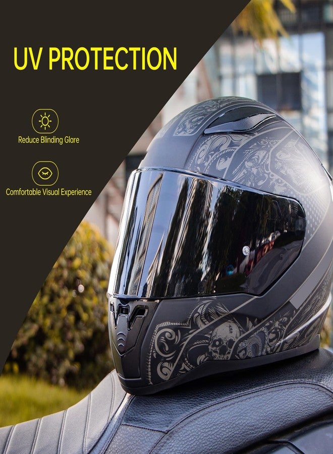 Soman Assault Helmet Visor, Stream Helmet Face Shield Compatible with FF800 FF320 FF328 FF353 Assault Stream Rapid Helmet (Deep Smoke) - Image 2
