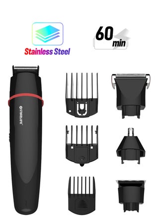 Rechargeable Electric Clipper Hair Trimmer, Multi Grooming Barber Kit with 7pcs Professional Cutting Tools, 60min runtime, Cordless Trimmer - pzsku/ZE57E3542257ABAD23DD3Z/45/1746514916/590d28a2-8106-4dc2-90e7-08496947882d