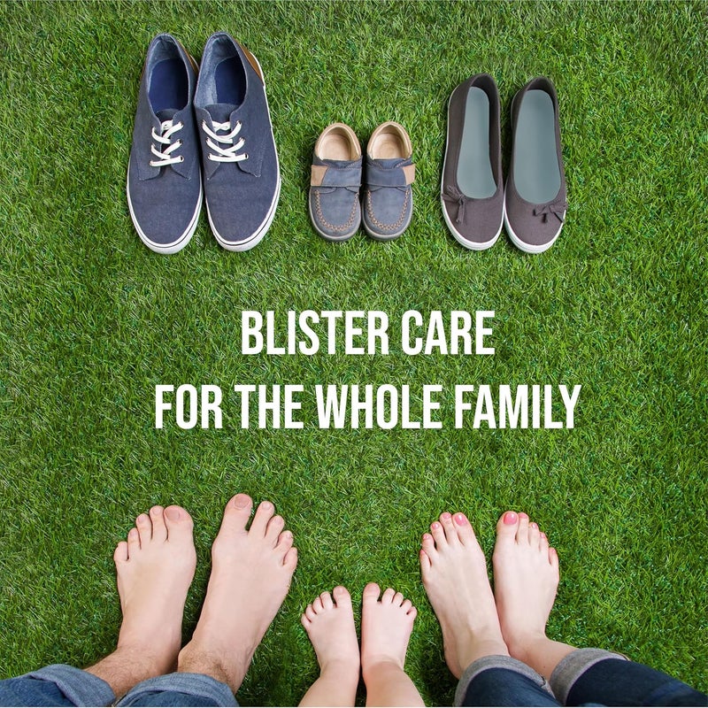 Quitch Blister Bandages for Feet Hydrocolloid Waterproof Bandages Finger Bandages Purse Essentials Liquid Bandage and Moleskin Alternative Blister Prevention Heel Protector Travel Accessories - Image 3