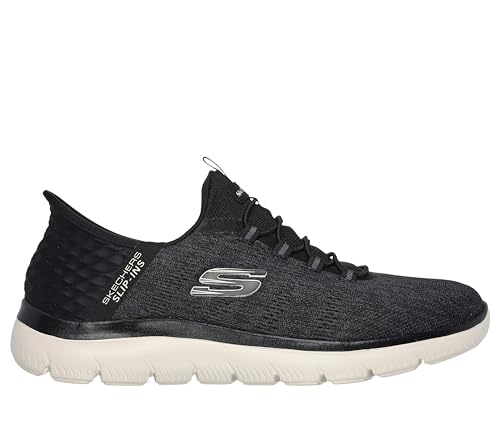 Skechers Men's Summits Key Pace Hands Free Slip-in Sneaker,Black,8 Wide - Image 2