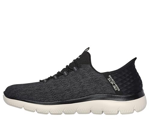 Skechers Men's Summits Key Pace Hands Free Slip-in Sneaker,Black,8 Wide - Image 3