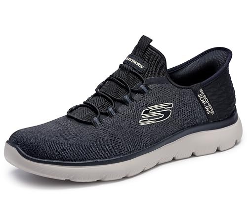 Skechers Men's Summits Key Pace Hands Free Slip-in Sneaker,Black,8 Wide - Image 4