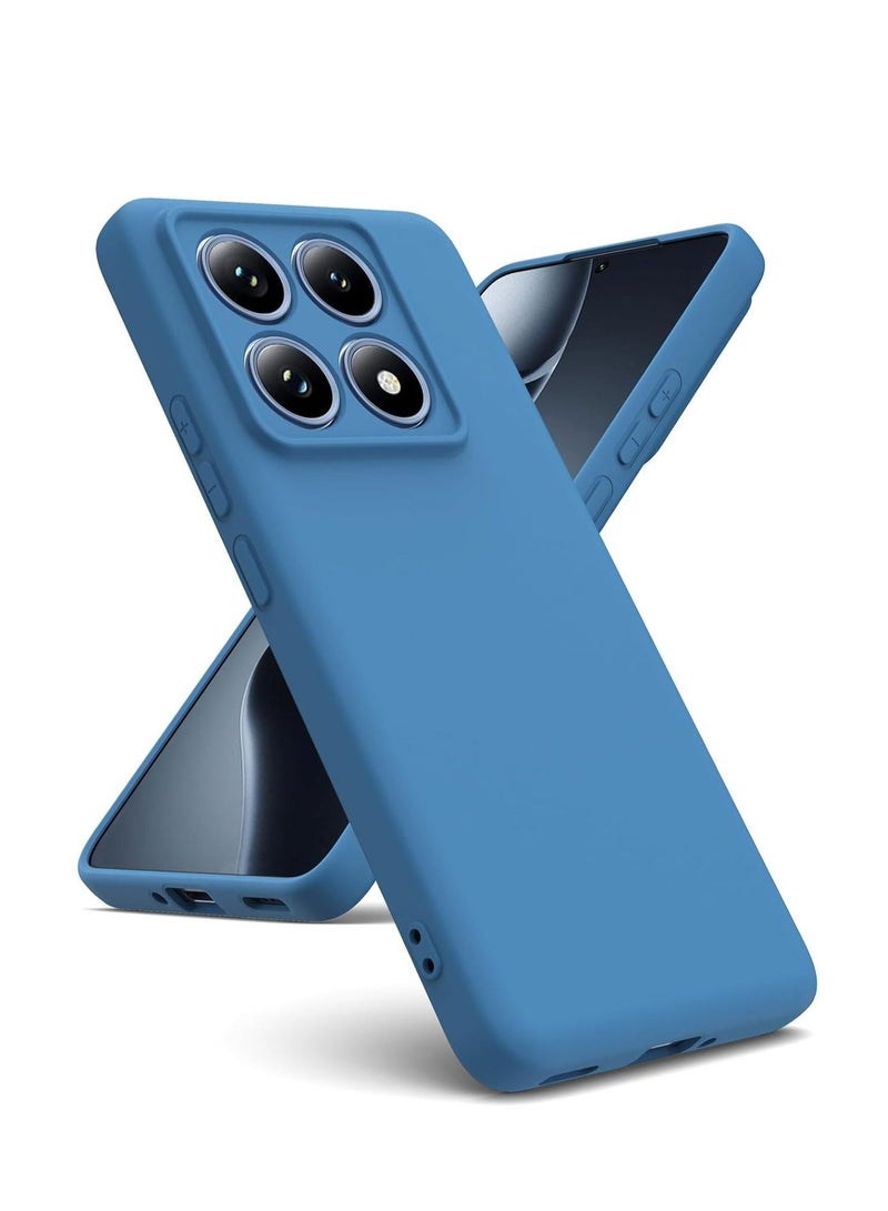 ELTRAZONE Xiaomi 14T Pro 5G Case Cover – Soft Silicone Material with Inner Microfiber Lining, Shockproof Design, and Camera Protection, Sleek Blue Finish for Enhanced Durability and Style - Image 1
