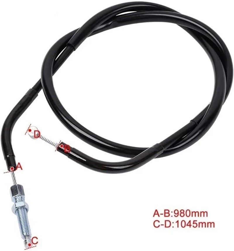 QASULER Motorcycle Adjustable Clutch Control Cable - Image 3