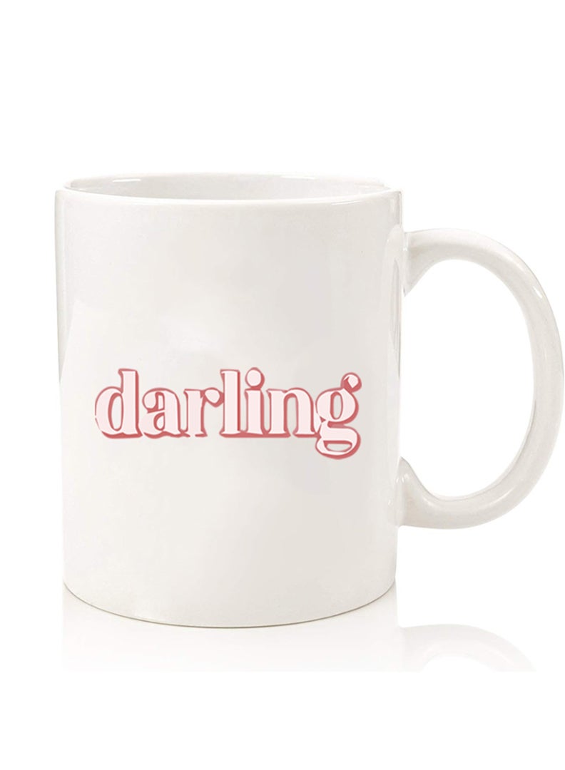 Theodor Premium Quality Two Sided Printed Coffee Mug Tea Cup For Home Office, Kids Men Women Darling - Image 1