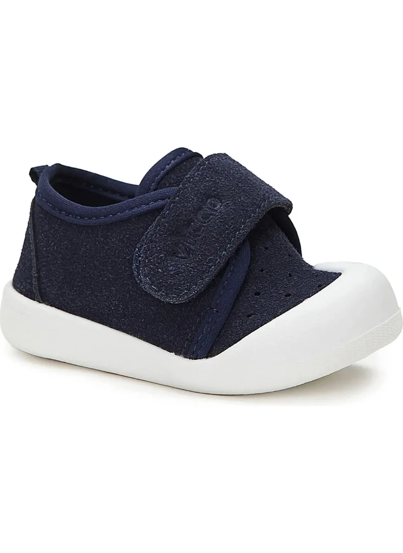VICCO 950.E19K.224-01 Anka Velcro Navy Blue Baby Daily First Step Shoes V4