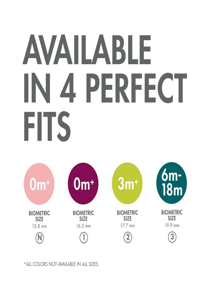 Boon Jewl Silicone Orthodontic Pacifier - Baby Pacifier with Soothing Gem Shaped Nipple - Comfortable Newborn Pacifiers Support Natural Oral Muscular Development - Neutral - 2 Count - 0+ Months - Image 2