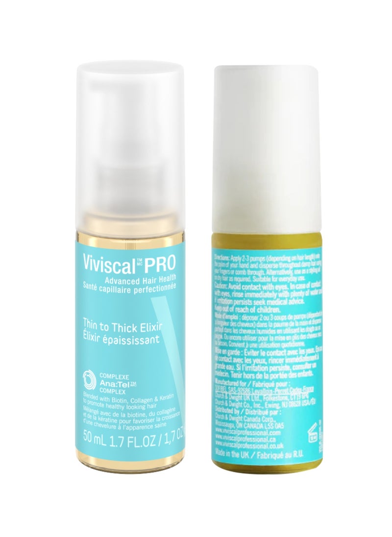 Thin to Thick Elixir for  for Thicker, Fuller Looking Hair - 50 ml