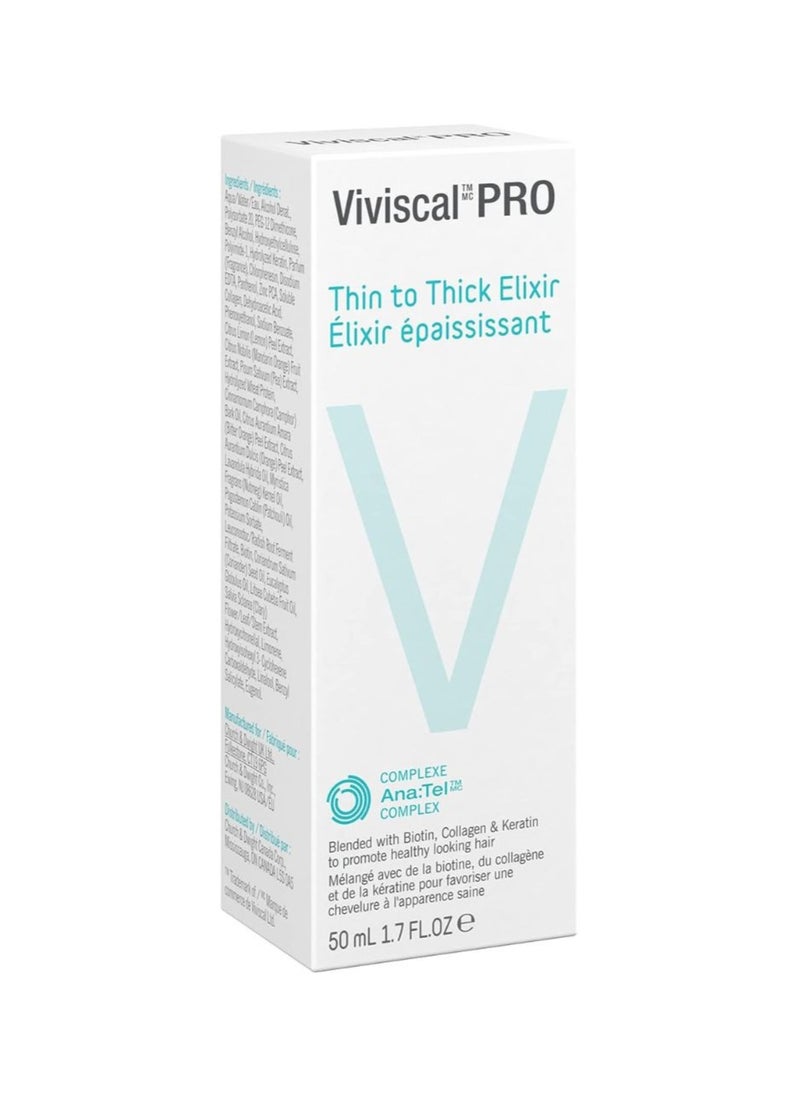 Thin to Thick Elixir for  for Thicker, Fuller Looking Hair - 50 ml