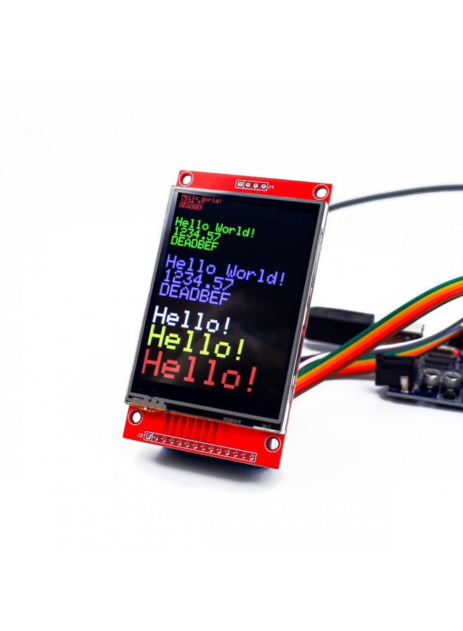 Hosyond 2.8 Inches TFT LCD Touch Screen Shield Display Module 320x240 SPI Serial ILI9341 with Touch Pen Compatible with Arduino R3/Mega2560 Development Board - Image 4