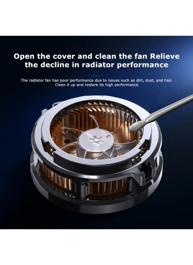 NEW Magnetic/Back-clip 2 IN 1 Mobile Phone Semiconductor Cooling Fan Radiator CX07 for Game Cooler