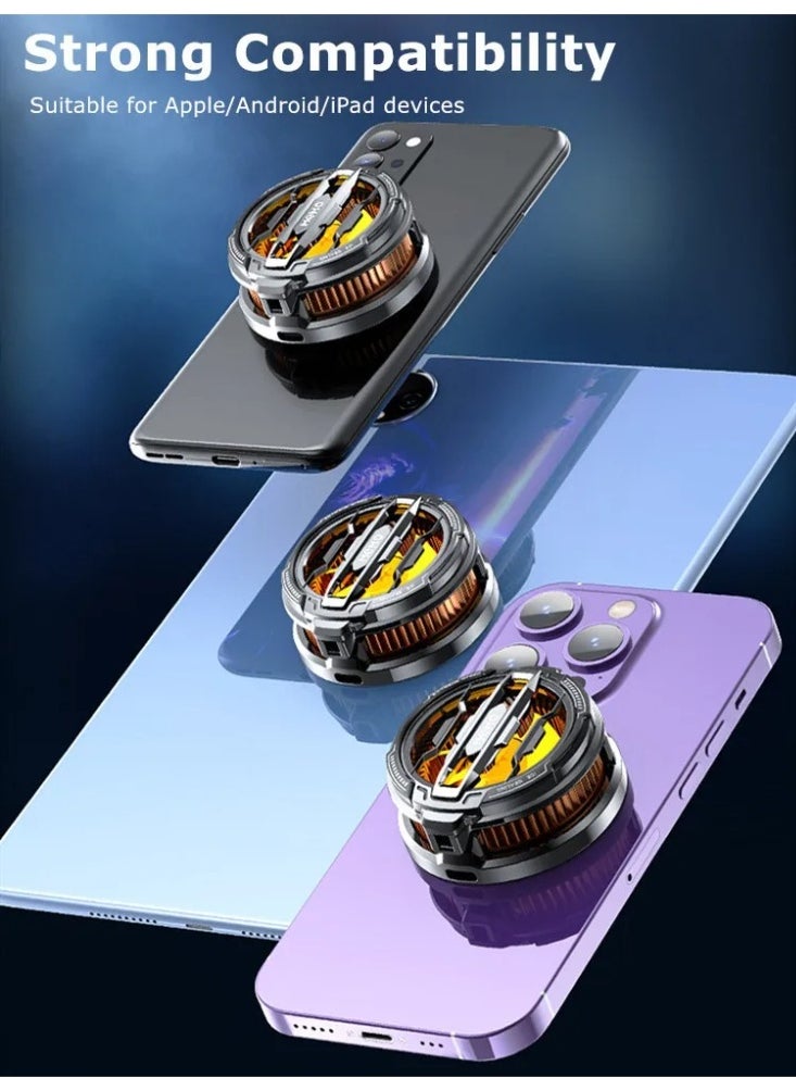 NEW Magnetic/Back-clip 2 IN 1 Mobile Phone Semiconductor Cooling Fan Radiator CX07 for Game Cooler
