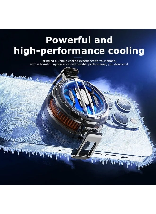NEW Magnetic/Back-clip 2 IN 1 Mobile Phone Semiconductor Cooling Fan Radiator CX07 for Game Cooler