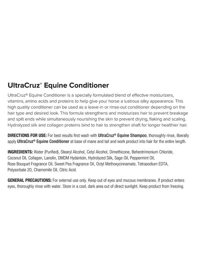 UltraCruz UltraCruz - sc-516936 Equine Horse Shampoo and Conditioner Bundle, 32 oz Each  - Image 5
