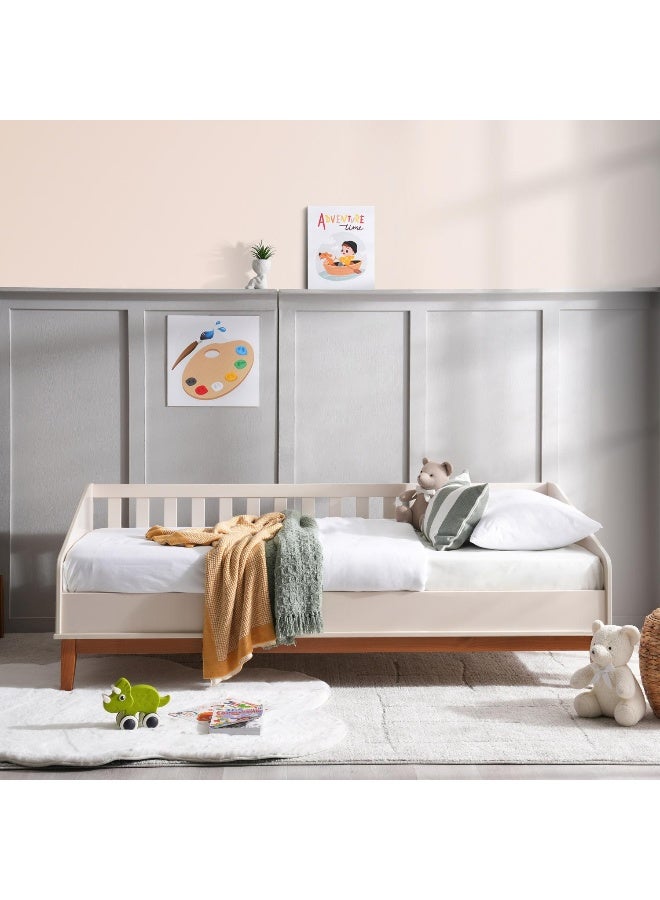 Pan Home Devan Kids Single Bed 90X190 Cm - Off White - Image 1