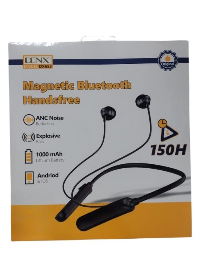 Denx DX653 Magnetic Wireless Headphones – 5.4 Channel, 150H Battery, Active Noise Cancellation - Image 3