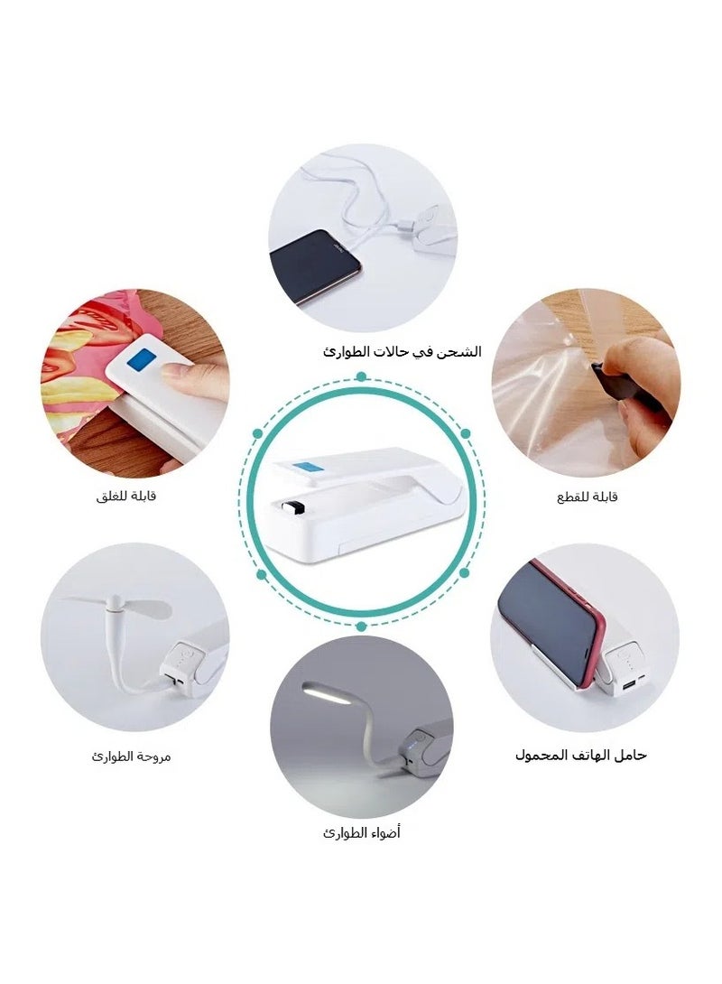 general Household small vacuum sealer multifunctional snack storage kitchen packing sealer rechargeable model - Image 4