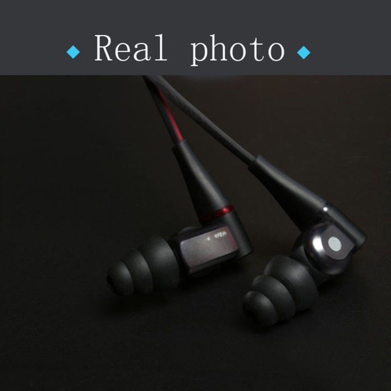 Silicone Earbud Tips: 6 PCS 3 Pairs S/M/L Three Layer - Thinner Edge Soft Wear No Stimulation Noise Isolating Bass Boosting Replacement Ear Covers for Most Earphones - Image 4