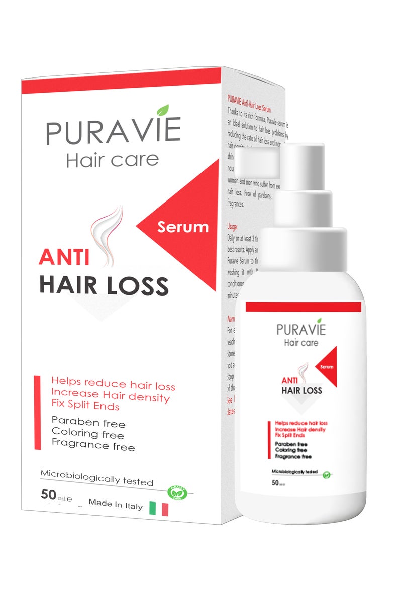 PURAVIE ANTI HAIR LOSS Serum 50 ml Bottle BOX - Image 1