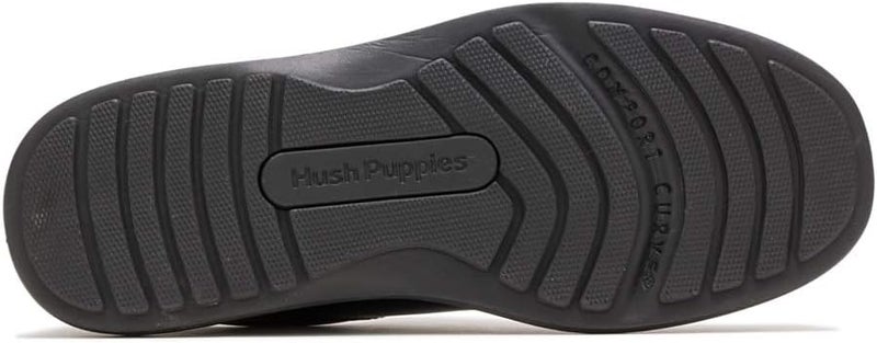 Hush Puppies أحذية جلدية سوداء للرجال - Image 3
