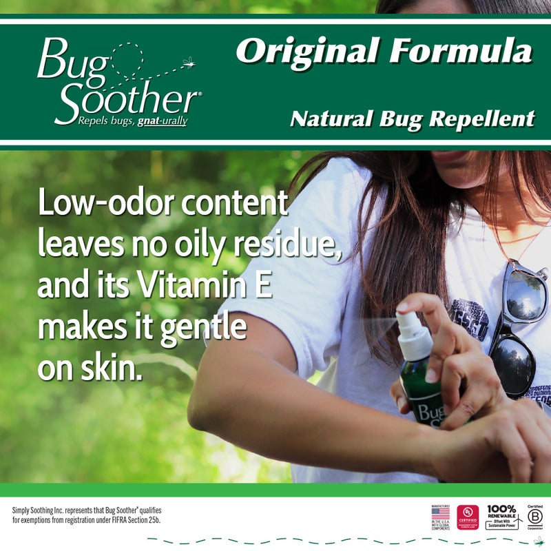 Bug Soother All Natural Bug Soother Bonus Pack - Multi-Pack includes FREE bonus 1 oz. travel size. (2, 8 oz.) - Image 4