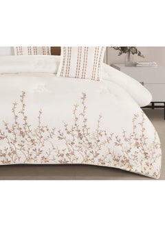 Xi Duo Duo Nephrine quilt set, microfiber embroidered bedspread, consisting of 8 pieces, king size quilt, 240 x 260 cm.  - Image 3