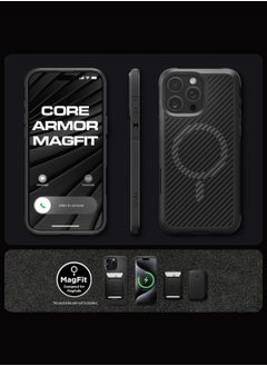 Core Armor MagFit iPhone 16 Pro Case Cover with Magsafe (2024) - Matte Black - pzsku/ZE57F766138ECDEF0E57CZ/45/_/1731392394/3519f409-e914-4a69-83d6-86bb0aa13a3b