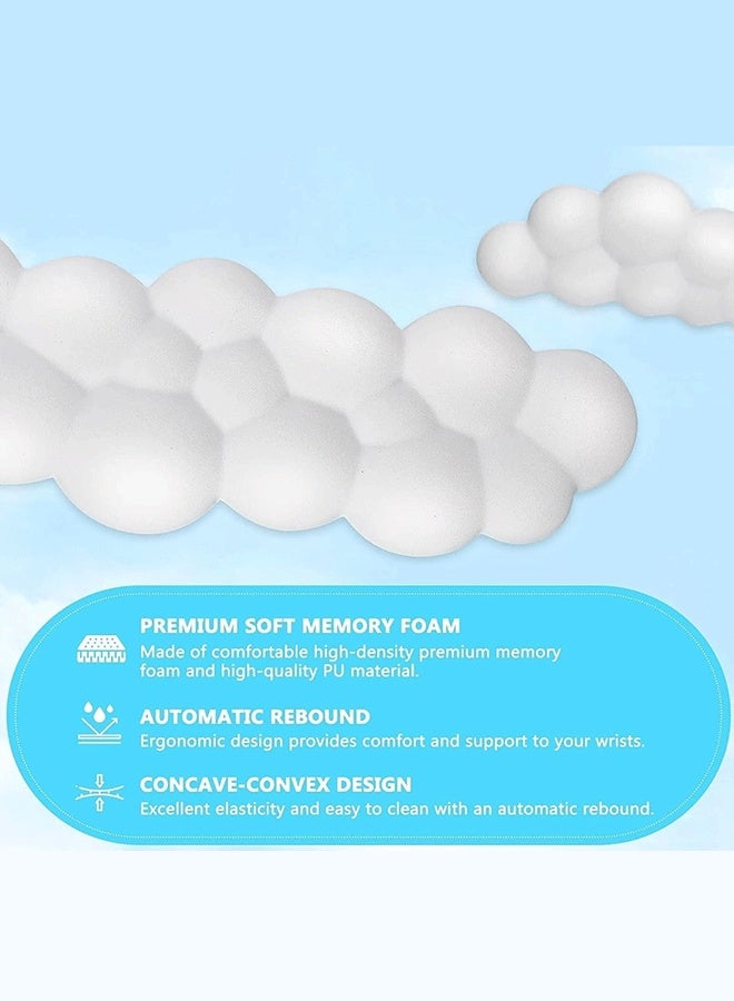 Wrist Rest For Keyboard & Mouse, Memory Foam Material, Ergonomic Support, Comfortable Cushioning, Computer Office Use - Image 3