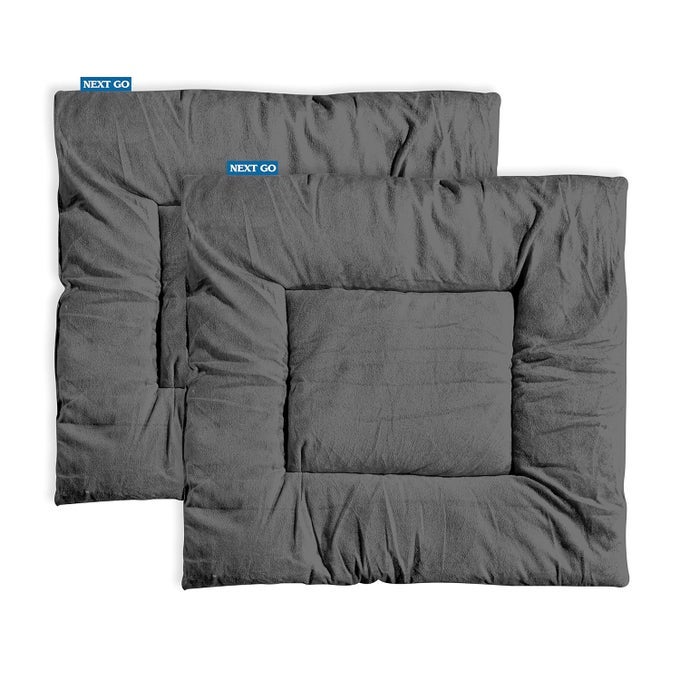 POOJA AASAN EXTRA THICK GADDI STYLE VELVET CLOTH GIFTS KATHA HAVAN SHAADI LONG TIME COMFORT SOFT PRAYER FLOOR SITTING MAT BIG SIZE 27X 27 INCH ELEPHANT GREY 2