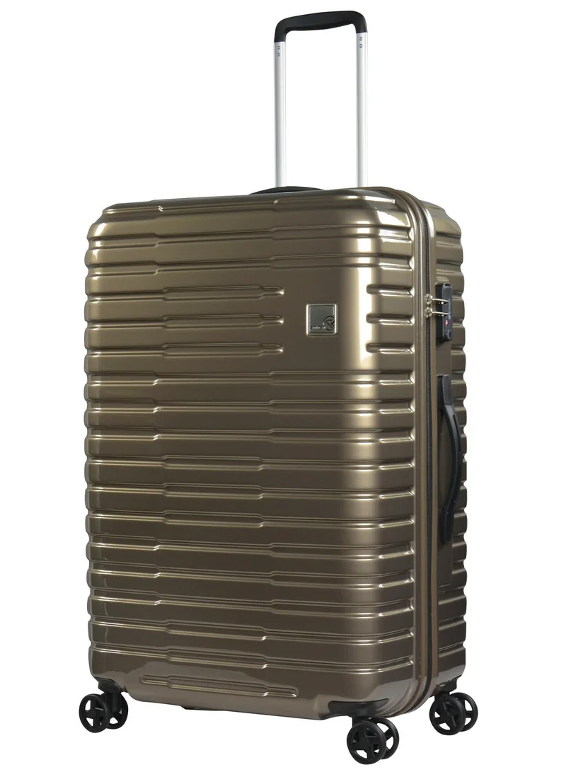 eminent Coffee Wheeled Unisex Hard Shell Trolley Luggage Set Makrolon Lightweight 4 Quiet Double spinner Wheel Suitcase with TSA lock KH53M Coffee Coffee  | Best Price UAE