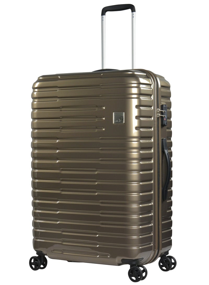 إيمينينت حقيبة سفر بعجلات للجنسين صلبة خفيفة الوزن بعجلات مزدوجة دوارة وقفل   قهوة - Image 3