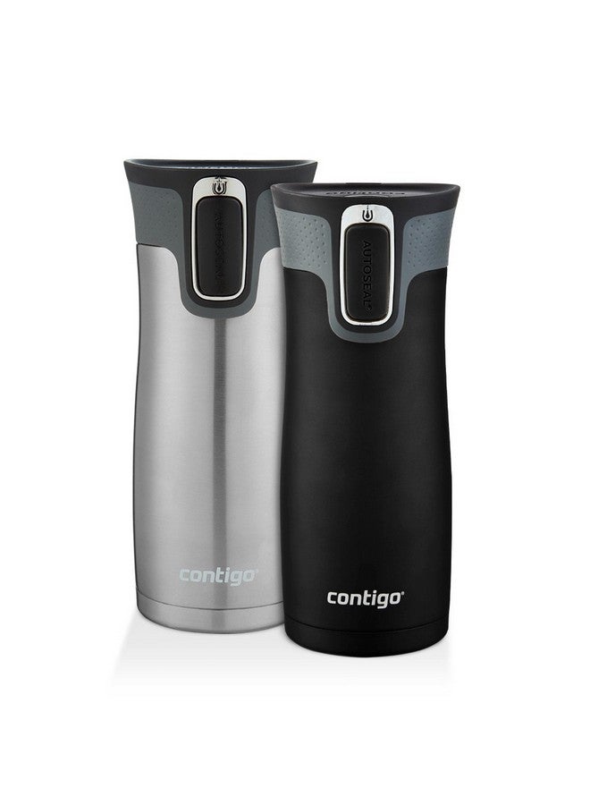 Contigo Contigo West Loop Stainless Steel Travel Mug with AUTOSEAL Lid, 16oz., 2 Pack  - Image 1