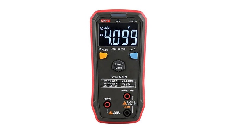 UNIT UT 123D Digital Multimeter TRMS automatically identify ACDC voltage resistance diode and continuity - Image 2