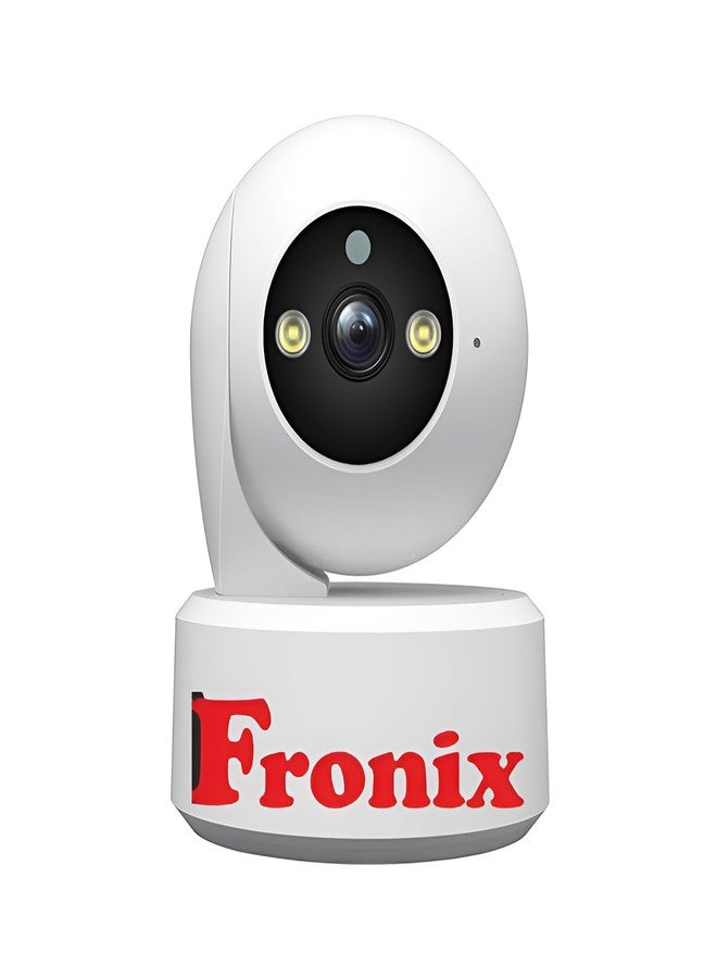 Fronix SH064 8MP QHD 3860 * 2160P WiFi IP Camera WiFi Indoor Home Security CCTV Camera Pan & Tilt 2 Way Talk Ultra HD Quality Color Night Vision Sleep Mode Motion Baby Cry Detection Supports - Image 1