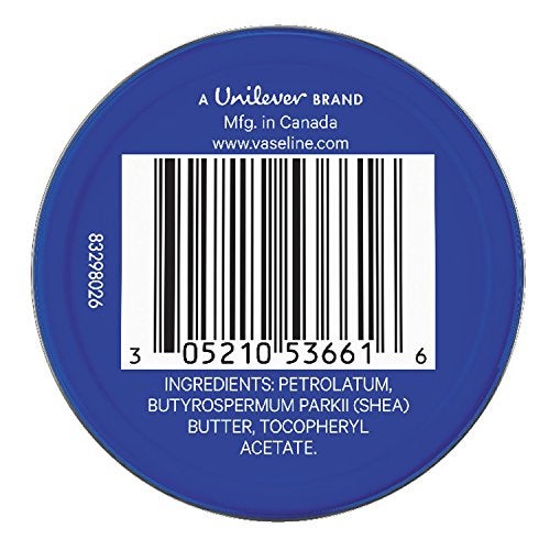 Vaseline Lip Therapy Lip Balm Tin, Original, 0.6 oz - Image 2