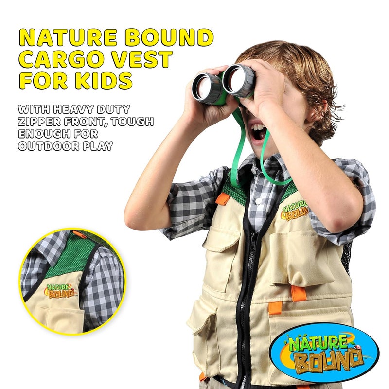 Nature Bound Cargo Vest for Kids with Zipper, 4 Pockets, and Durable Stitching - Image 5