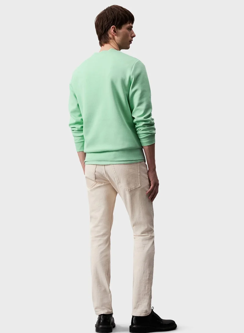 CALVIN KLEIN Logo Crew Neck Sweatshirt