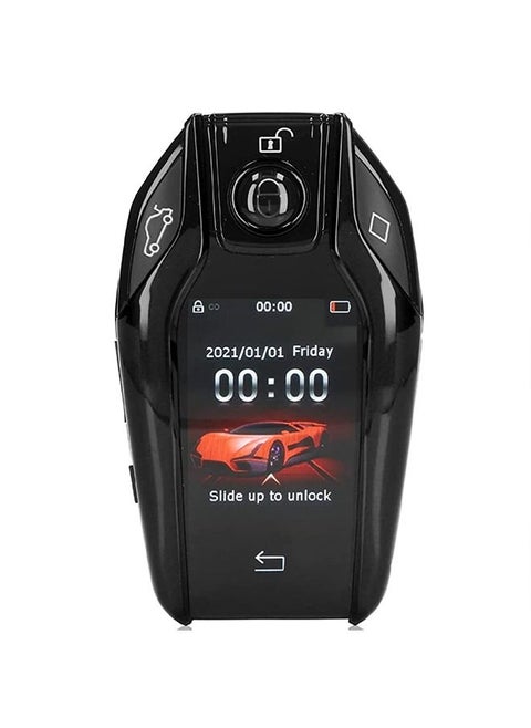 Smart key for cars that operate with a fingerprint only – equipped with a high-quality LCD screen to control the main functions of the car from the inside / TK800