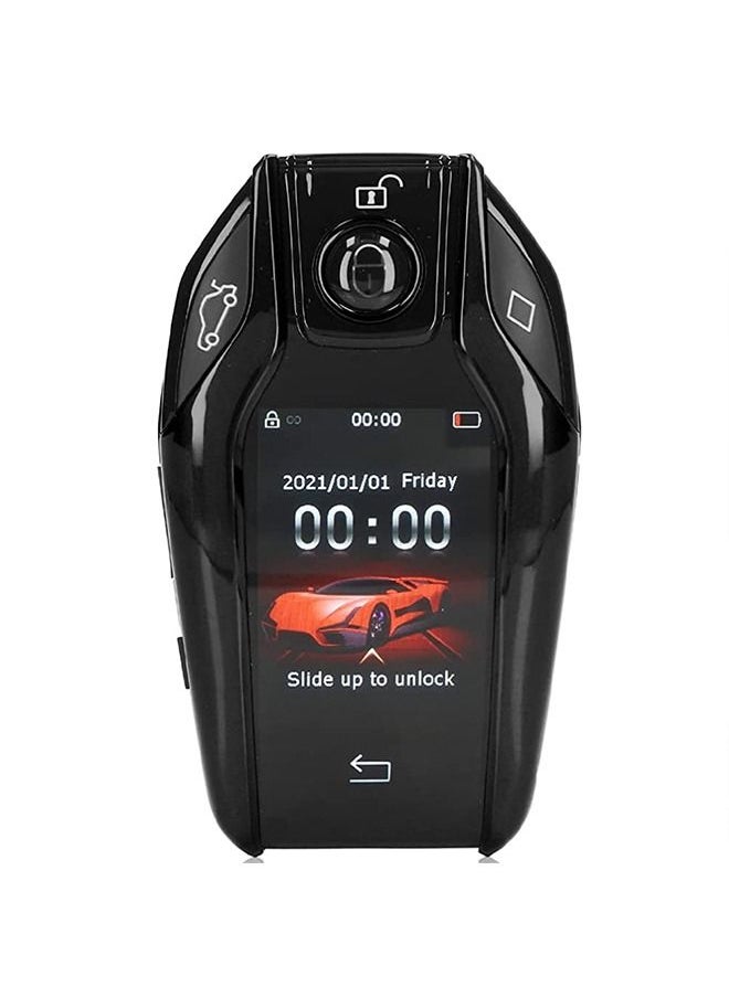 Smart key for cars that operate with a fingerprint only – equipped with a high-quality LCD screen to control the main functions of the car from the inside / TK800