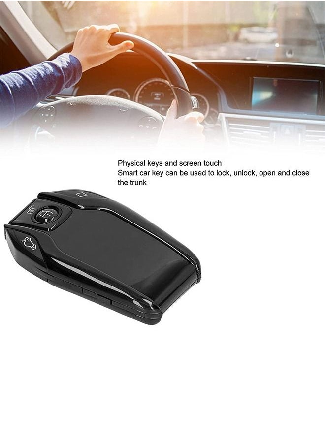 Smart key for cars that operate with a fingerprint only – equipped with a high-quality LCD screen to control the main functions of the car from the inside / TK800