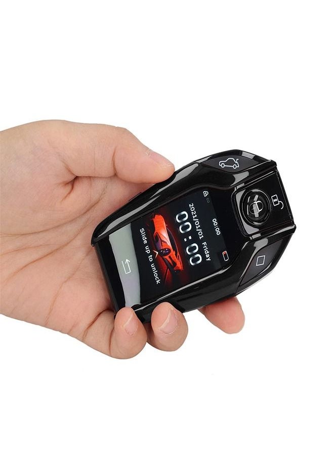 Smart key for cars that operate with a fingerprint only – equipped with a high-quality LCD screen to control the main functions of the car from the inside / TK800
