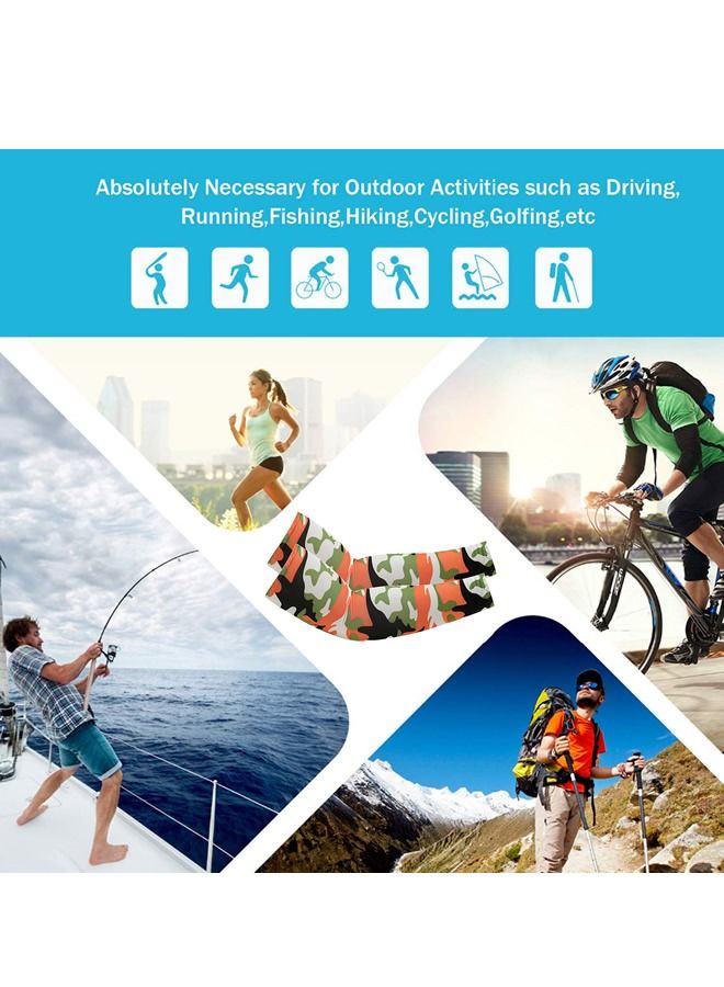 Pair of Long Gloves Scar Covering Arm Sleeve Ice Silk Sunscreen Arm Sleeve Sunscreen UV Protection - Image 2