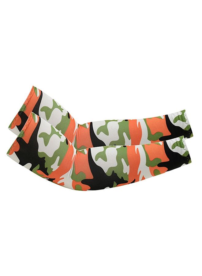 Pair of Long Gloves Scar Covering Arm Sleeve Ice Silk Sunscreen Arm Sleeve Sunscreen UV Protection - Image 1