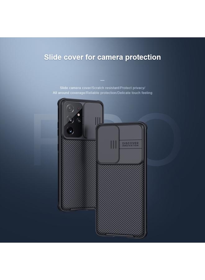 Nillkin Case For Samsung Galaxy S21 Ultra 5G Black Mirror Pro Series Camshield Full Coverage Dust-proof Scratch Resistant Phone Case - Image 4