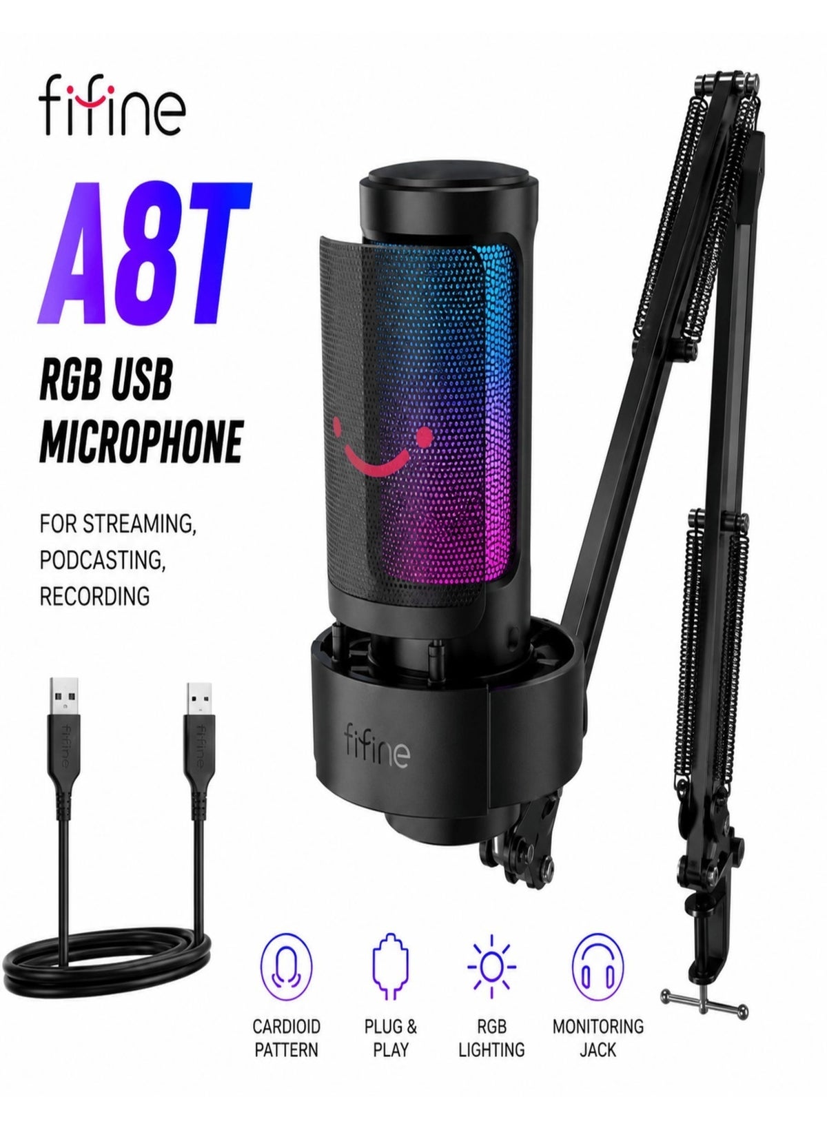 في فاين Fifine Ampligame A8t
